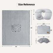 4-Piece Flannel Travel Essential Set