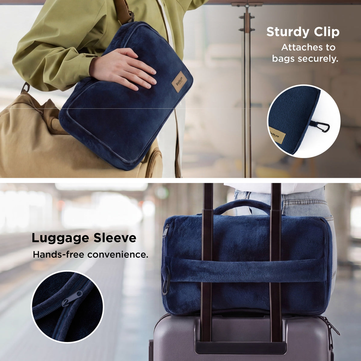 4-Piece Flannel Travel Essential Set