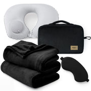 4-Piece Flannel Travel Essential Set