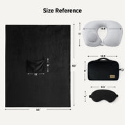4-Piece Flannel Travel Essential Set
