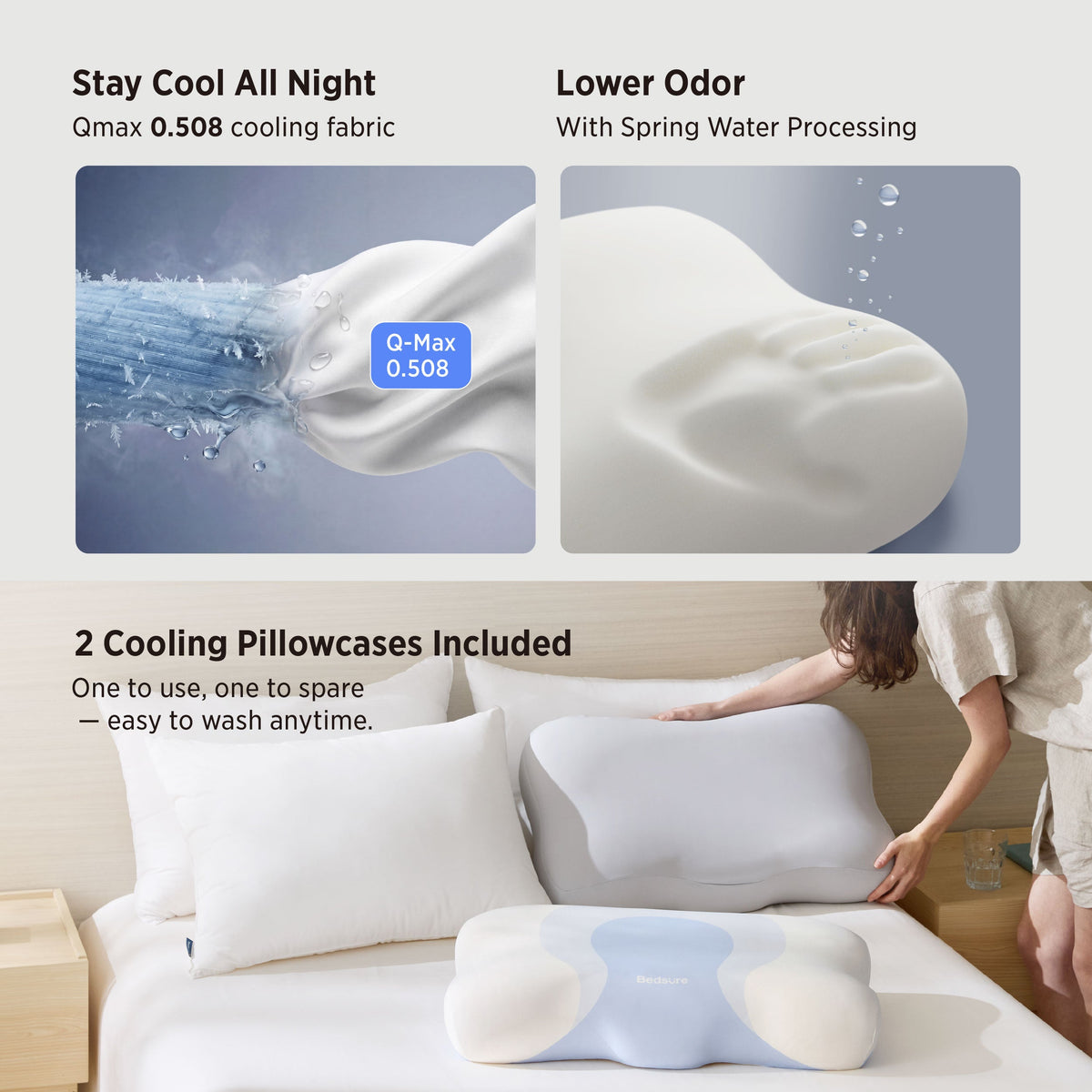 OLoop Cervical Pillow Set of 2