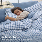 Gingham Comforter Set