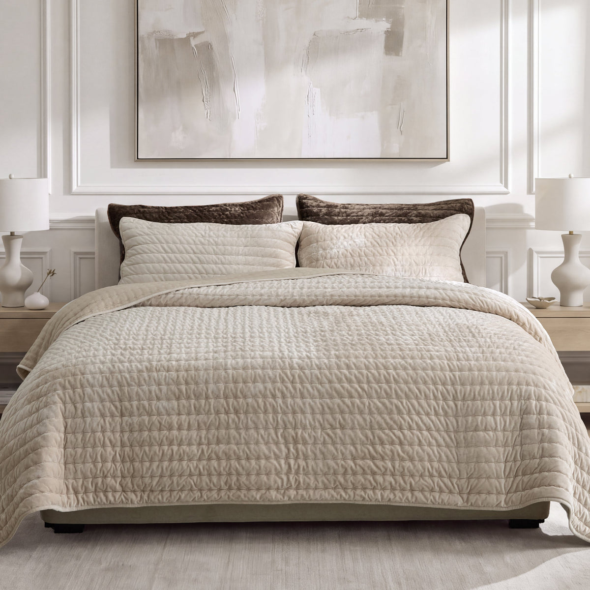 Luxury Velvet Quilt Set