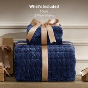 Luxury Velvet Quilt Set