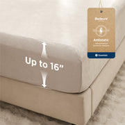 220 GSM Anti-Static Flannel Fitted Sheet