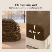 220 GSM Anti-Static Flannel Fitted Sheet