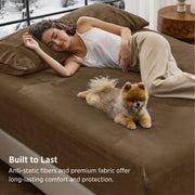 220 GSM Anti-Static Flannel Fitted Sheet