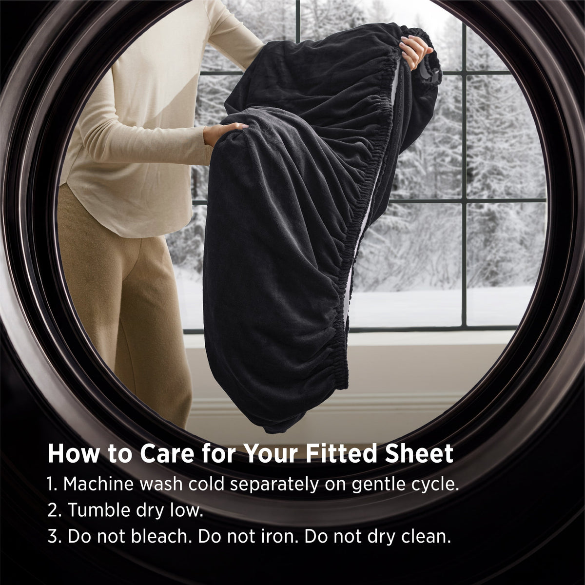 220 GSM Anti-Static Flannel Fitted Sheet