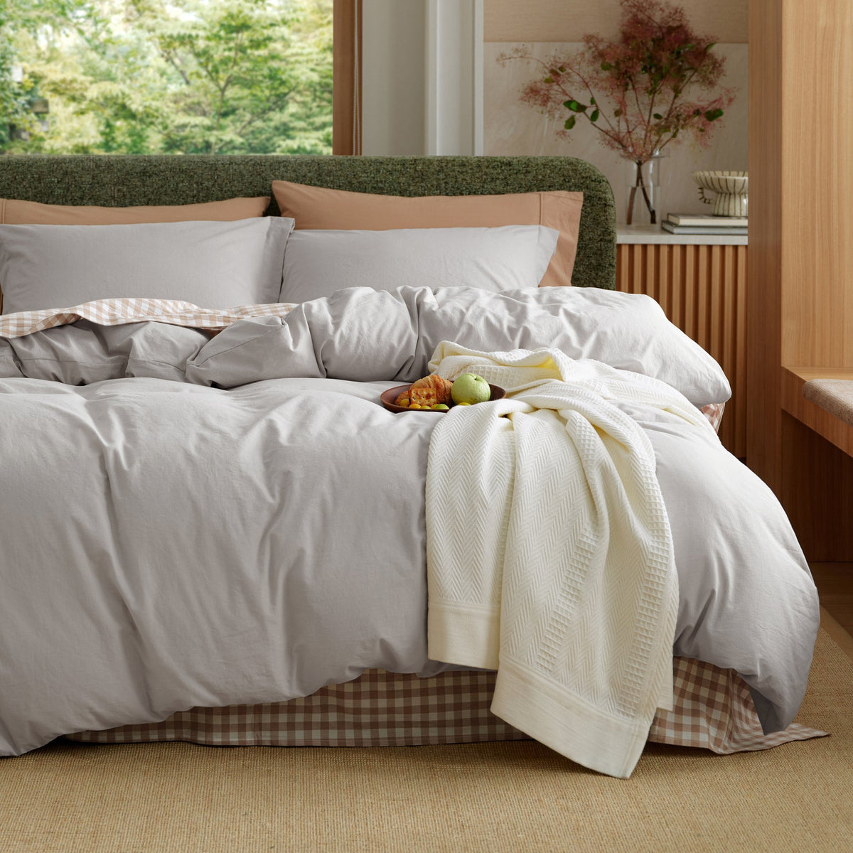 Washed Cotton Natural Complete Bed Bundle