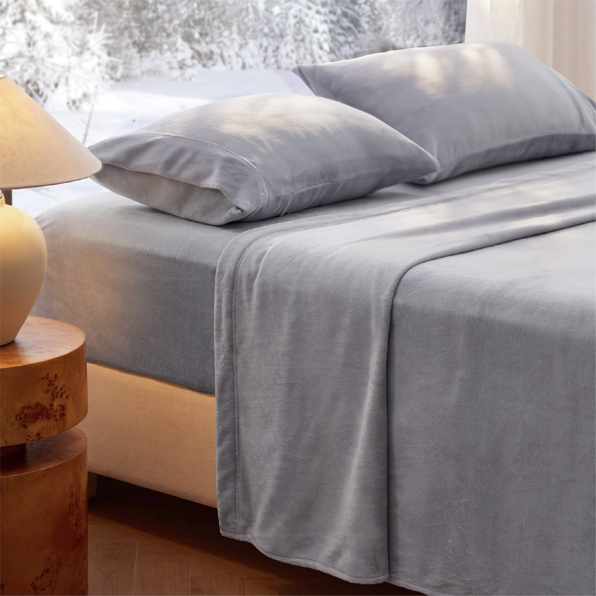 Anti-Static Flannel Sheet Set