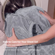 Anti-Static Flannel Sheet Set