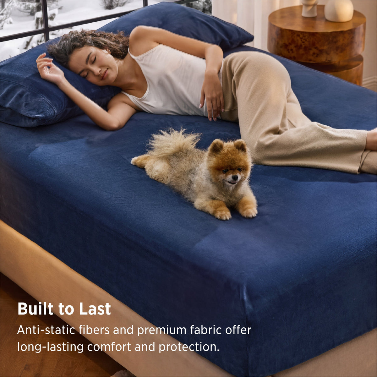 Anti-Static Flannel Sheet Set