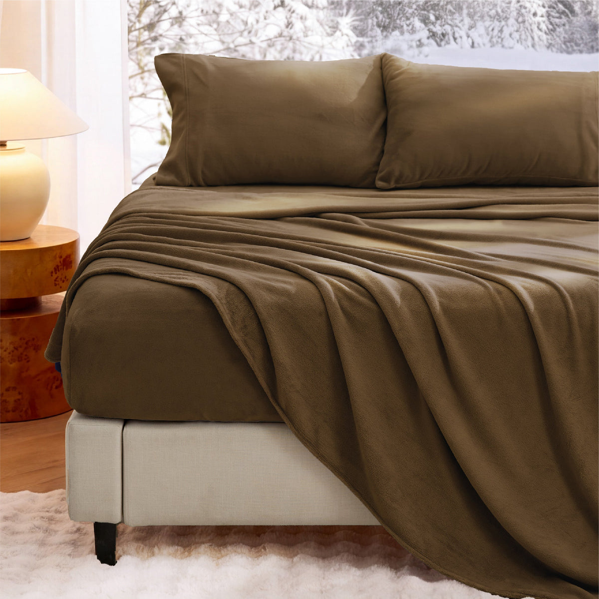 Anti-Static Flannel Sheet Set