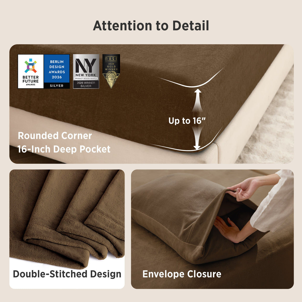 Anti-Static Flannel Sheet Set