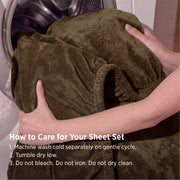 Anti-Static Flannel Sheet Set