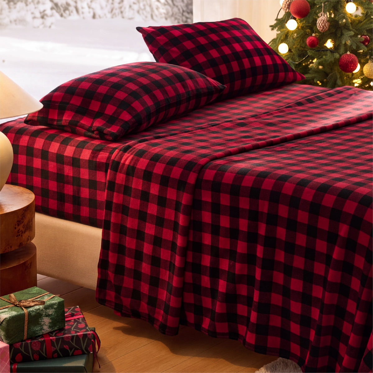 Anti-Static Flannel Sheet Set