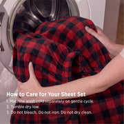Anti-Static Flannel Sheet Set