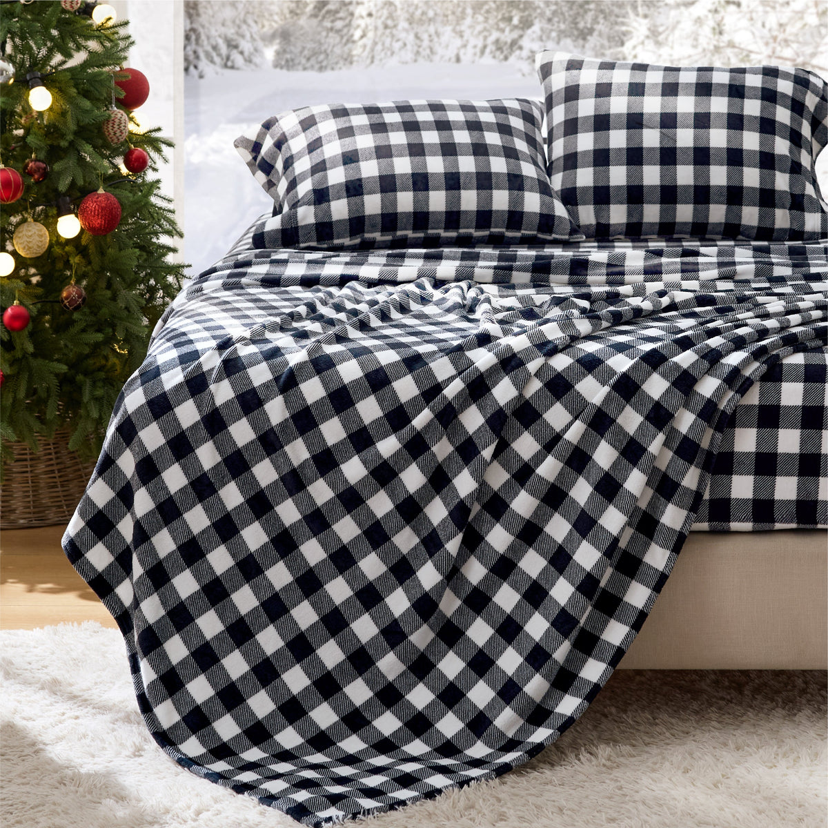 Anti-Static Flannel Sheet Set