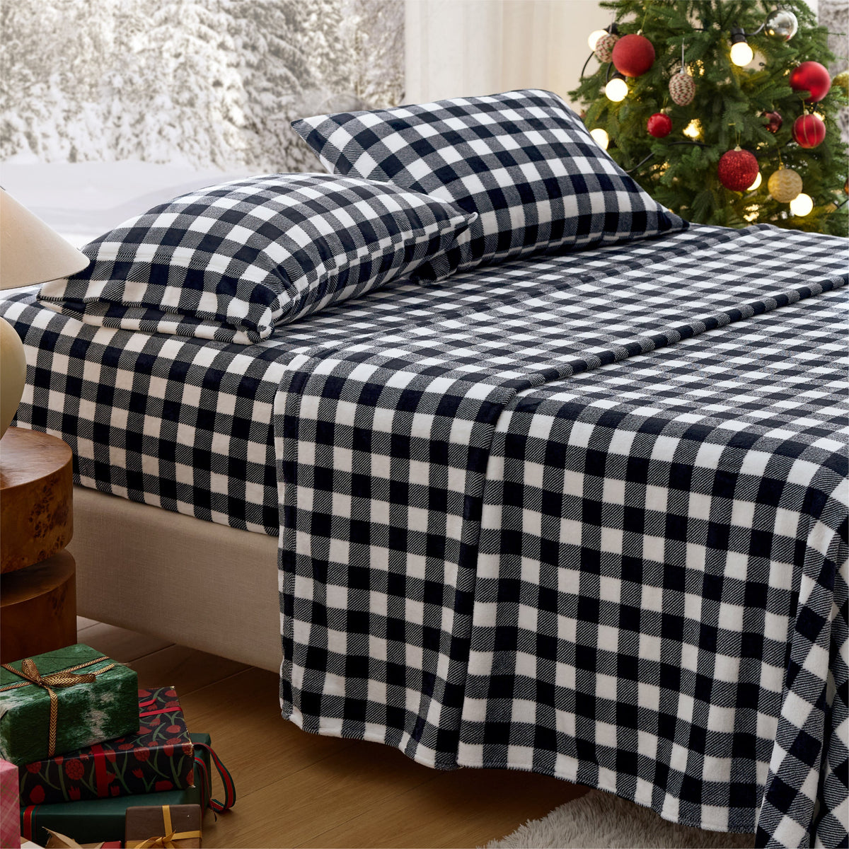 Anti-Static Flannel Sheet Set