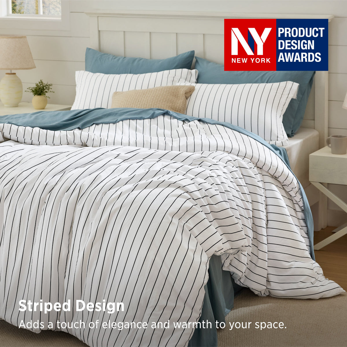 Striped Comforter Set