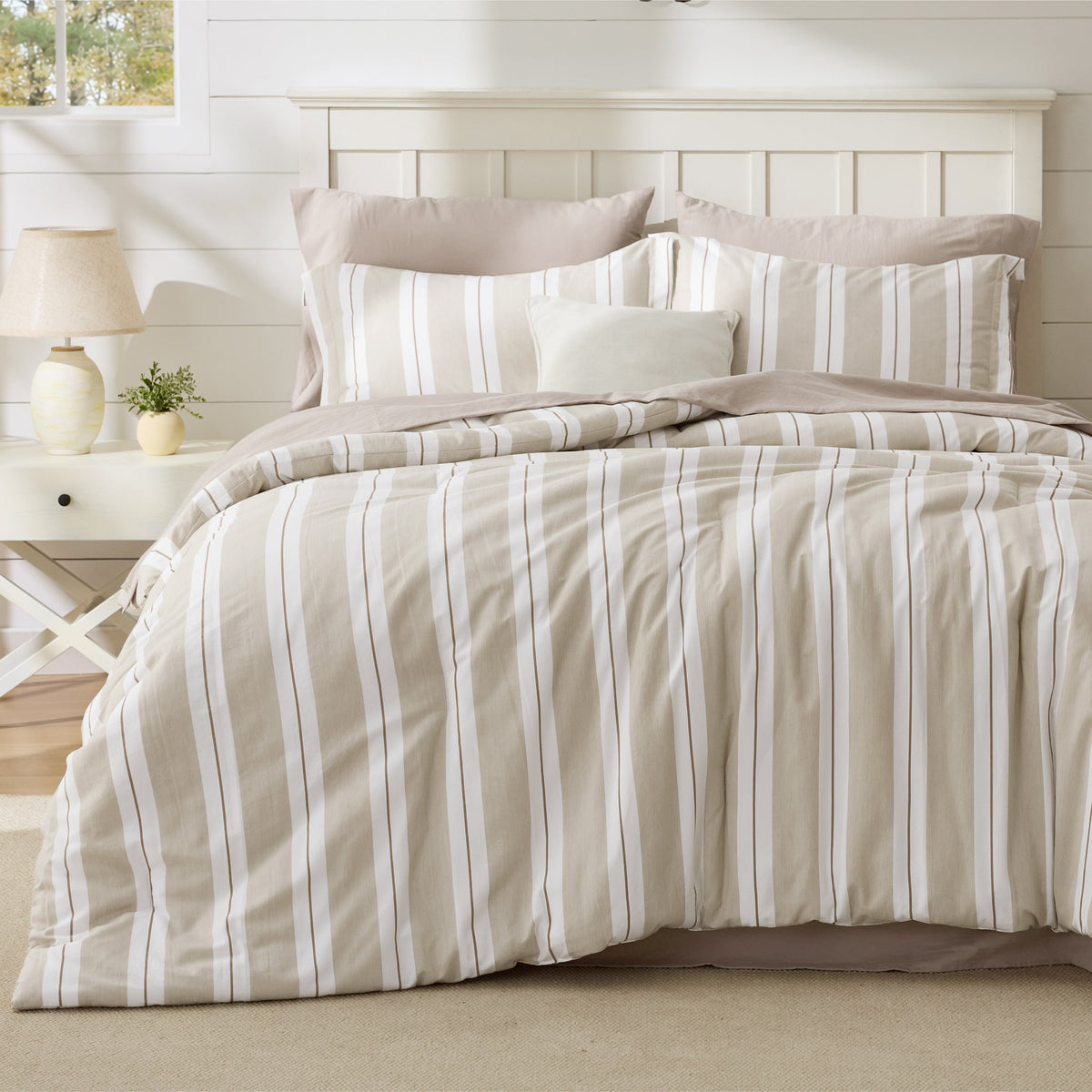Striped Comforter Set