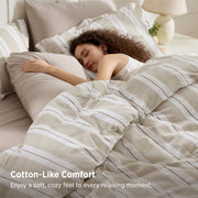 Striped Comforter Set