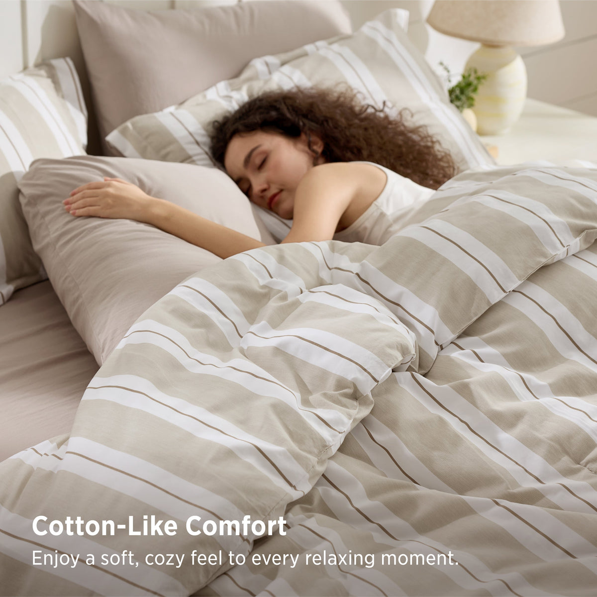 Striped Comforter Set