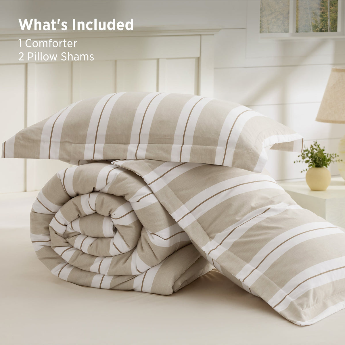 Striped Comforter Set