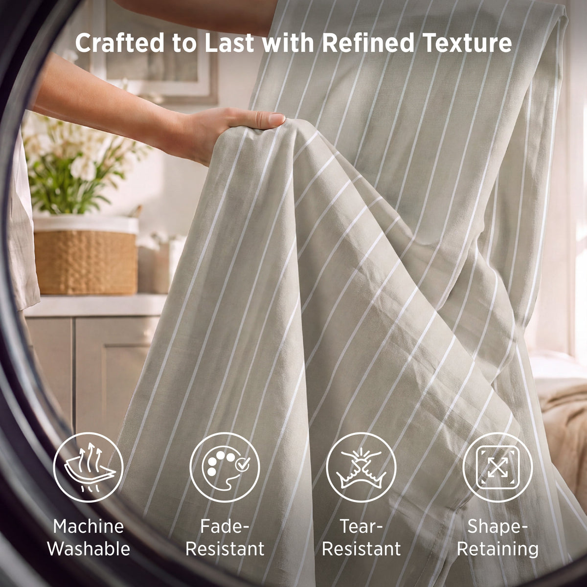 Timeless Striped Duvet Cover Set
