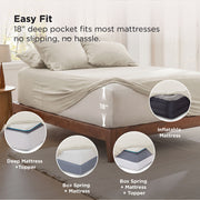 6-Pieces Extra Deep Sheet Sets
