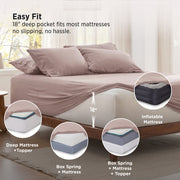 6-Pieces Extra Deep Sheet Sets