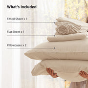 6-Pieces Extra Deep Sheet Sets