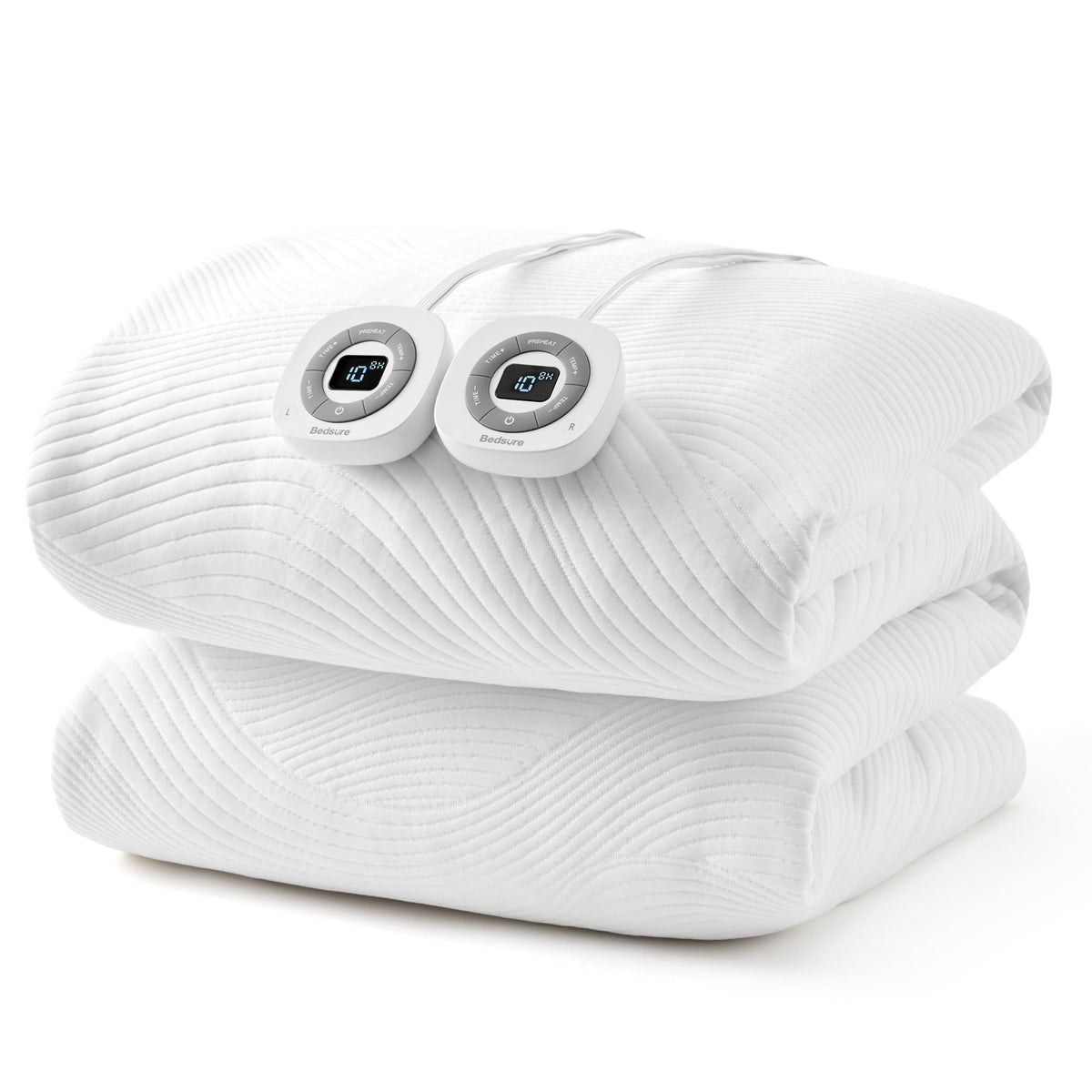 Luxury Jacquard Heated Mattress Pad