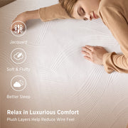 Luxury Jacquard Heated Mattress Pad